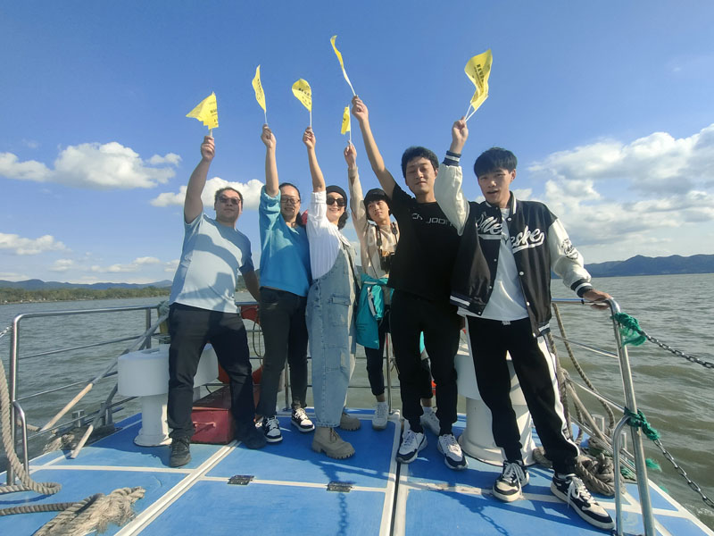닝보 Dongqian Lake에서 팀 빌딩